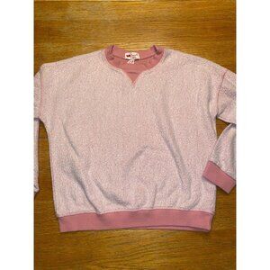 Poof Girl Cozy Kids Pastel Pink Fuzzy Sweatshirt